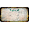 New Brunswick Rusty Novelty Metal License Plate 12" x 6" (LP)