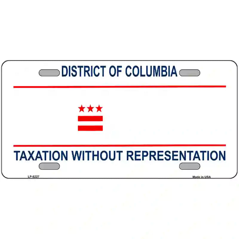 Taxation Without Representation Novelty Metal License Plate 12" x 6" (LP)