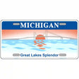 Michigan Great Lake Superior Blank Novelty Metal License Plate 12" x 6" (LP)