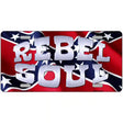 Rebel Soul Metal Novelty License Plate 12" x 6" (LP)