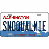 Snoqualmie Washington Metal Novelty License Plate 12" x 6" (LP)