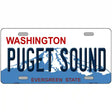 Puget Sound Washington Metal Novelty License Plate 12" x 6" (LP)