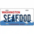 Seafood Washington Metal Novelty License Plate 12" x 6" (LP)