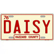 Daisy Metal Novelty License Plate 12" x 6" (LP)