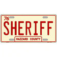 Sheriff Metal Novelty License Plate 12" x 6" (LP)