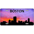 Boston Silhouette Metal Novelty License Plate 12" x 6" (LP)