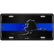 Alaska Thin Blue Line Metal Novelty License Plate 12" x 6" (LP)