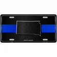 South Dakota Thin Blue Line Metal Novelty License Plate 12" x 6" (LP)