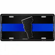 Vermont Thin Blue Line Metal Novelty License Plate 12" x 6" (LP)