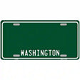 Washington Green Metal Novelty License Plate 12" x 6" (LP) / Yes