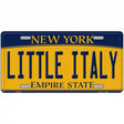 Little Italy New York Metal Novelty License Plate 12" x 6" (LP)