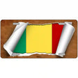 Mali Flag Scroll Metal Novelty License Plate 12" x 6" (LP)