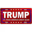 Trump Metal Novelty License Plate 12" x 6" (LP)