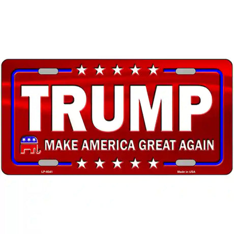 Trump Metal Novelty License Plate 12" x 6" (LP)