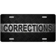 Corrections Metal Novelty License Plate 12" x 6" (LP)