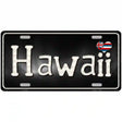 Hawaii Flag Script Metal Novelty License Plate 12" x 6" (LP)