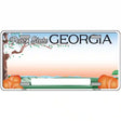 Georgia Peach State Blank Novelty Metal License Plate 12" x 6" (LP)