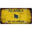 Alaska Rusty Novelty Metal License Plate 12" x 6" (LP) / Yes