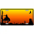 Rodeo Blank Scenic Novelty Metal License Plate 12" x 6" (LP)