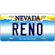 Reno Nevada Novelty Metal License Plate 12" x 6" (LP)