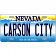 Carson City Nevada Novelty Metal License Plate 12" x 6" (LP)