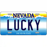 Lucky Nevada Novelty Metal License Plate 12" x 6" (LP)