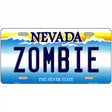 Zombie Nevada Novelty Metal License Plate 12" x 6" (LP)