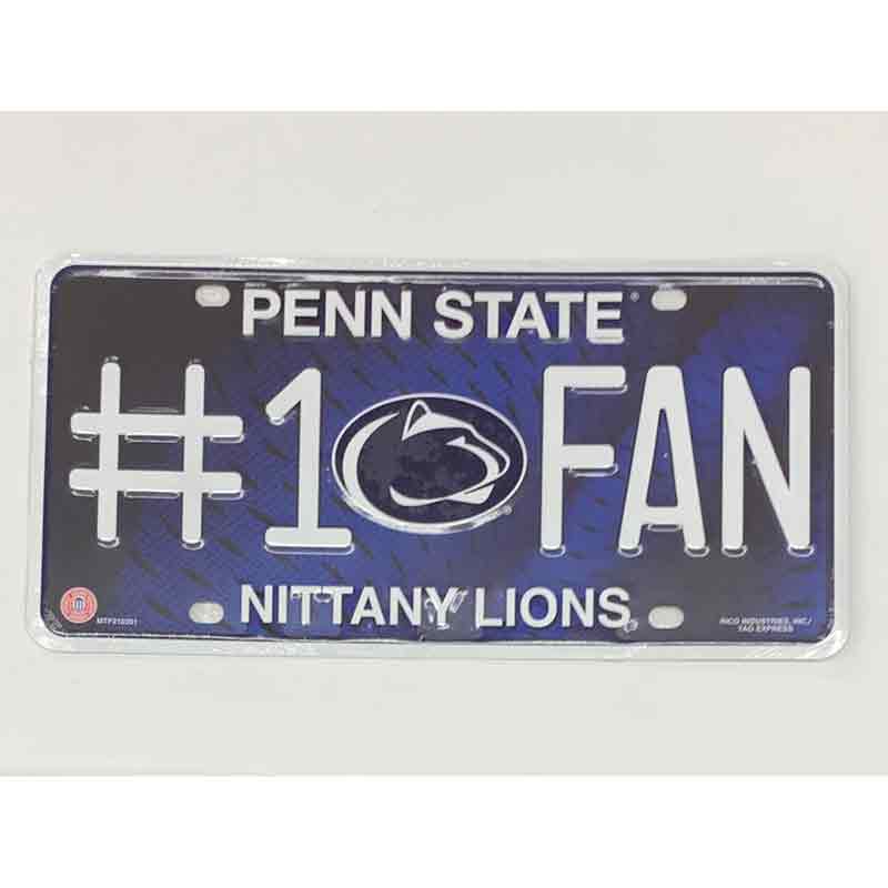 Penn State Fan Metal Novelty License Plate Tag LP-956