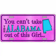 Alabama Girl Novelty Metal License Plate 12" x 6" (LP)