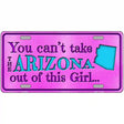 Arizona Girl Novelty Metal License Plate 12" x 6" (LP)