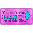 Maine Girl Novelty Metal License Plate 12" x 6" (LP)