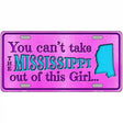 Mississippi Girl Novelty Metal License Plate 12" x 6" (LP)