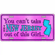 New Jersey Girl Novelty Metal License Plate 12" x 6" (LP)