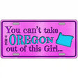 Oregon Girl Novelty Metal License Plate 12" x 6" (LP)