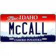 McCall Idaho Metal Novelty License Plate 12" x 6" (LP)