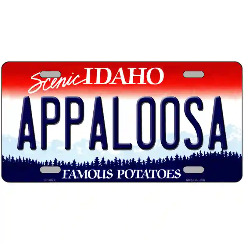 Appaloosa Idaho Metal Novelty License Plate 12" x 6" (LP)