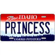 Princess Idaho Metal Novelty License Plate 12" x 6" (LP)