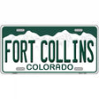 Fort Collins Colorado Metal Novelty License Plate 12" x 6" (LP)