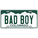 Bad Boy Colorado Metal Novelty License Plate