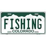 Fishing Colorado Metal Novelty License Plate