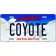 Coyote South Dakota Metal Novelty License Plate 12" x 6" (LP)