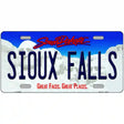 Sioux Falls South Dakota Metal Novelty License Plate 12" x 6" (LP)