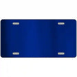 Blue Metallic Solid Metal Novelty License Plate 12" x 6" (LPC)