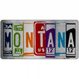 Montana License Plate Art Metal Novelty License Plate 12" x 6" (LPC)