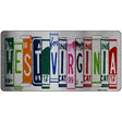 West Virginia License Plate Art Metal Novelty License Plate 12" x 6" (LPC)