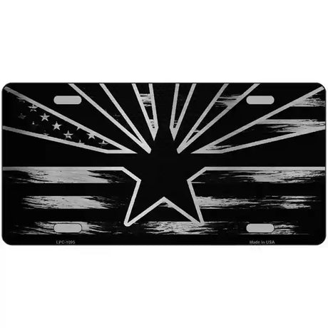 Arizona Carbon Fiber Novelty Metal License Plate 12" x 6" (LPC)