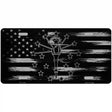 Indiana Carbon Fiber Novelty Metal License Plate 12" x 6" (LPC)