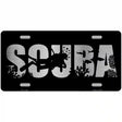 Scuba Brushed Chrome Novelty Metal License Plate 12" x 6" (LPC)