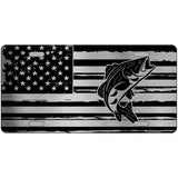 Patriotic Bass Novelty Metal License Plate LPC-1146