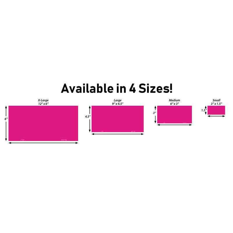 Sticker Decal Sizes